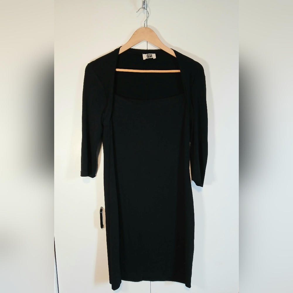 Vintage Smart Set Black Stretch Dress Women’s M/L – 90s Little Black Dress